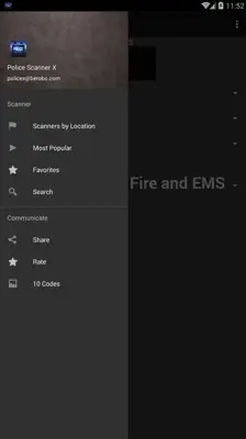 Police Scanner X android App screenshot 1