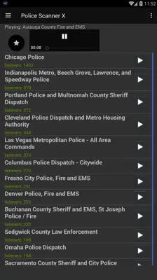 Police Scanner X android App screenshot 2